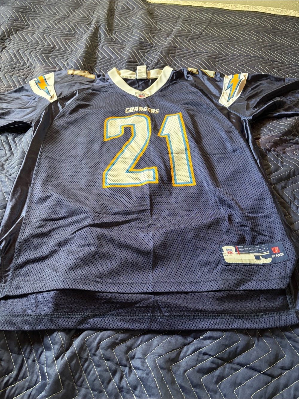 Reebok Tomlinson San Diego Chargers #21 Mens Football Jersey